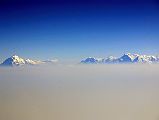 01 Flight To Kathmandu 03 Dhaulagiri, Nilgiri, Annapurna Dhaulagiri, Nilgiri, and Annapurna from the early morning flight from Doha to Kathmandu.